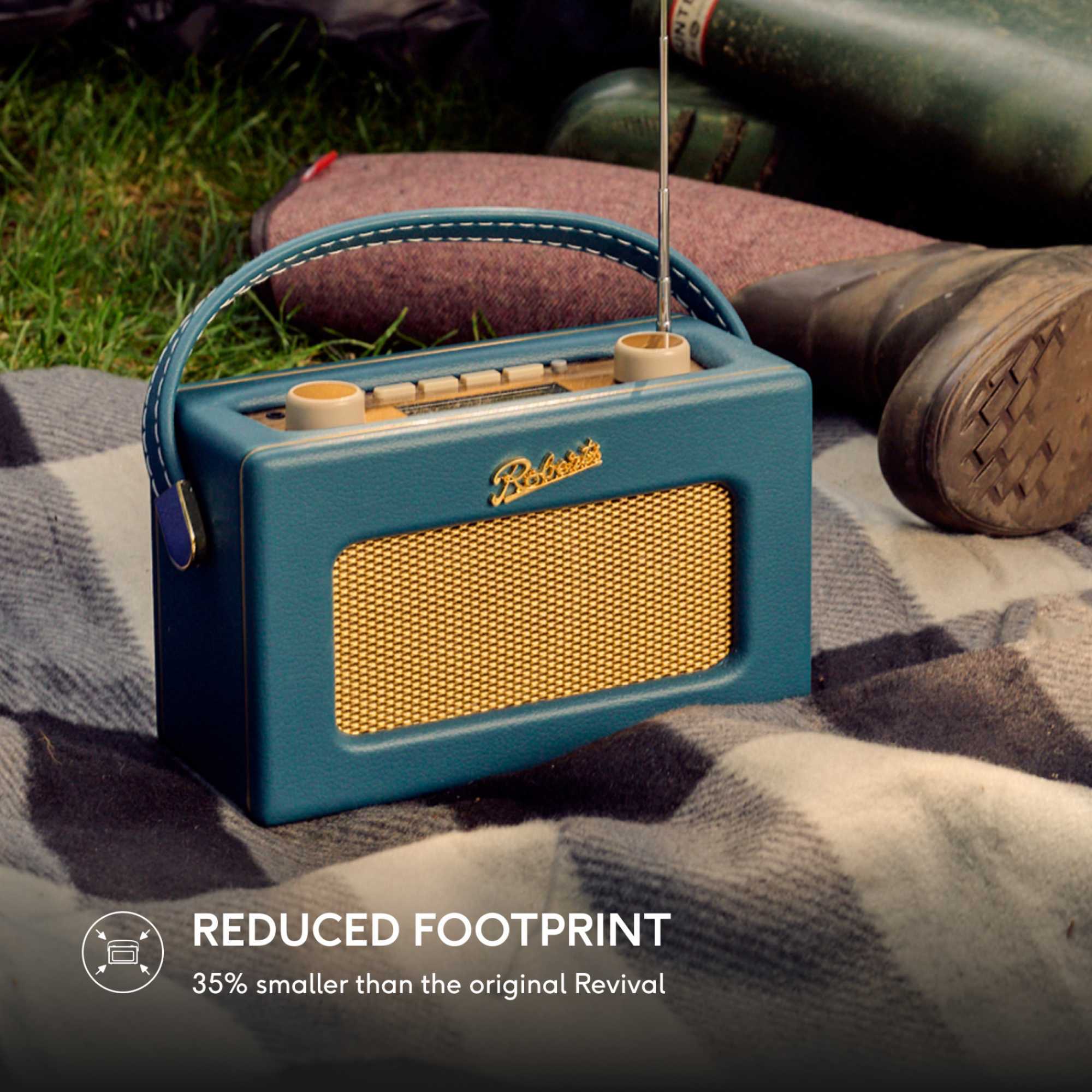Roberts Revival Uno BT DAB/DAB+/FM Radio - Teal Blue